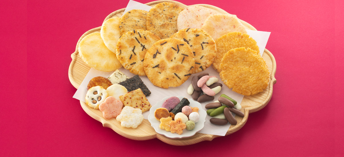 人気お煎餅とチョコあられ詰め合わせ
