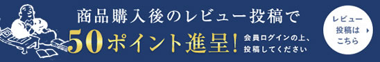 レビュー書いて、50ポイント進呈