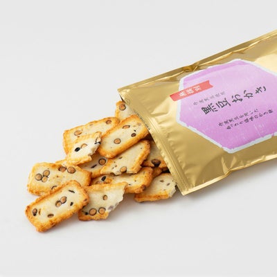 【無選別袋】贅沢黒豆おかき！あっさり塩サラダ仕立 (200g)