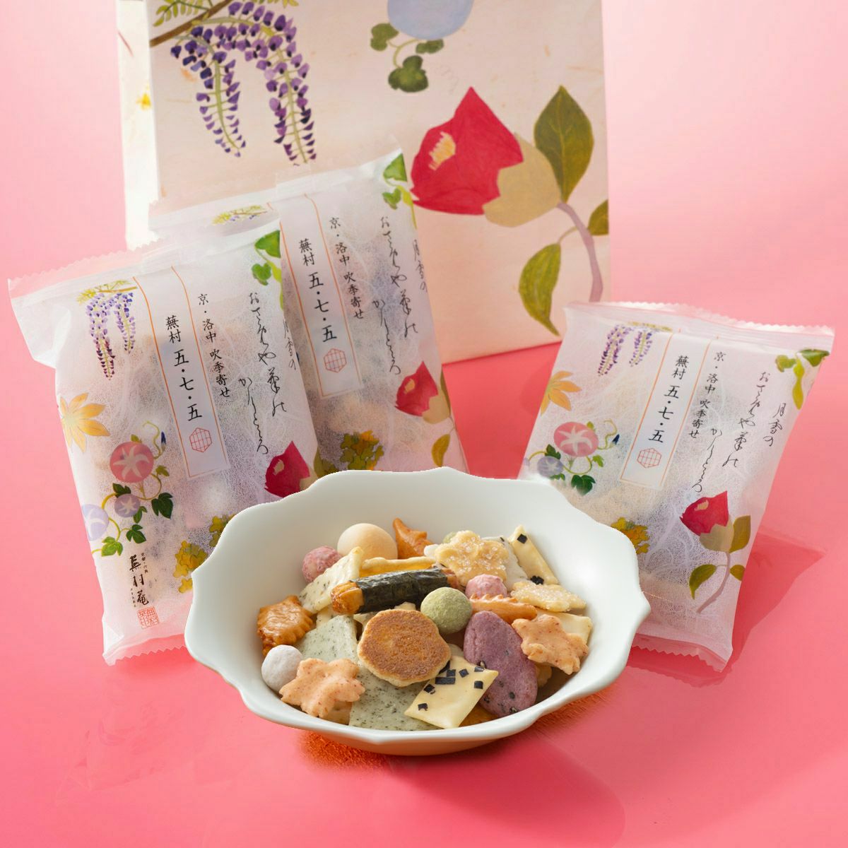 蕪村 五・七・五 D箱 18袋入(1袋19g) | 京都・六角 蕪村菴 -おかき