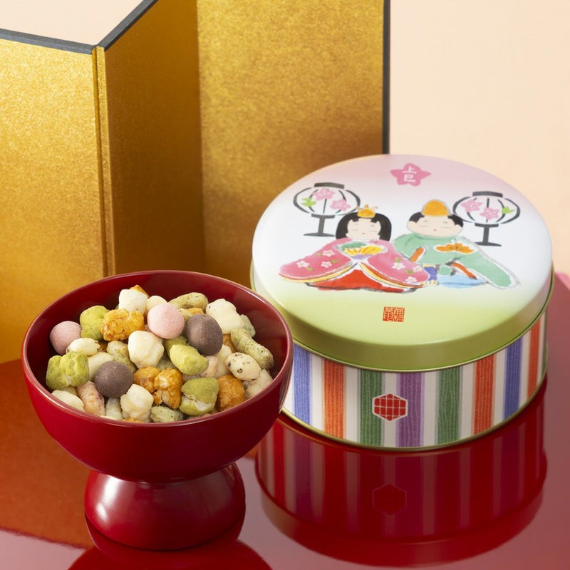 京都 ひなあられ 化粧缶 （82g×1袋）