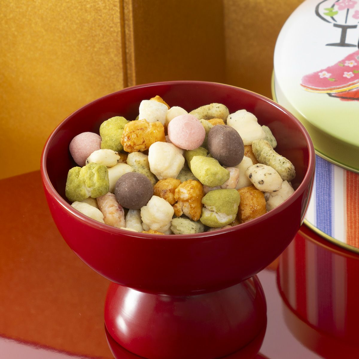 京都 ひなあられ 化粧缶 （82g×1袋）